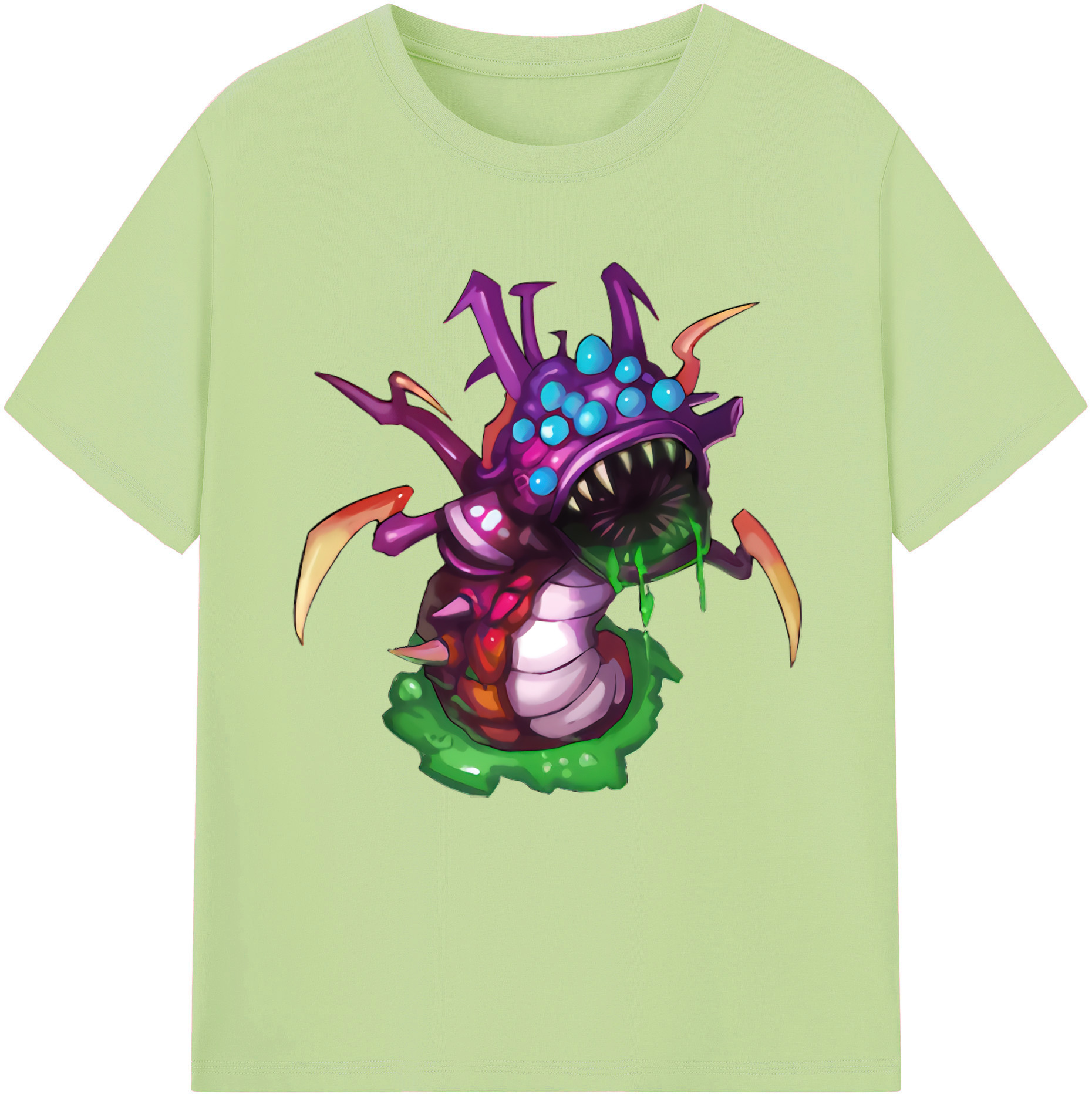 リーグ・オブ・レジェンド League of Legends LOL 綿100％半袖Tシャツ（フロントプリント）